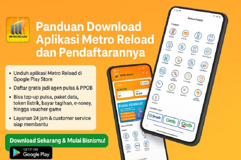 Panduan Download Aplikasi Metro Reload