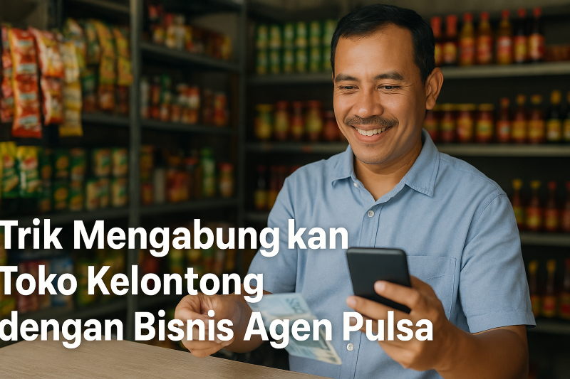 Trik Menggabungkan Toko Kelontong dengan Bisnis Agen Pulsa