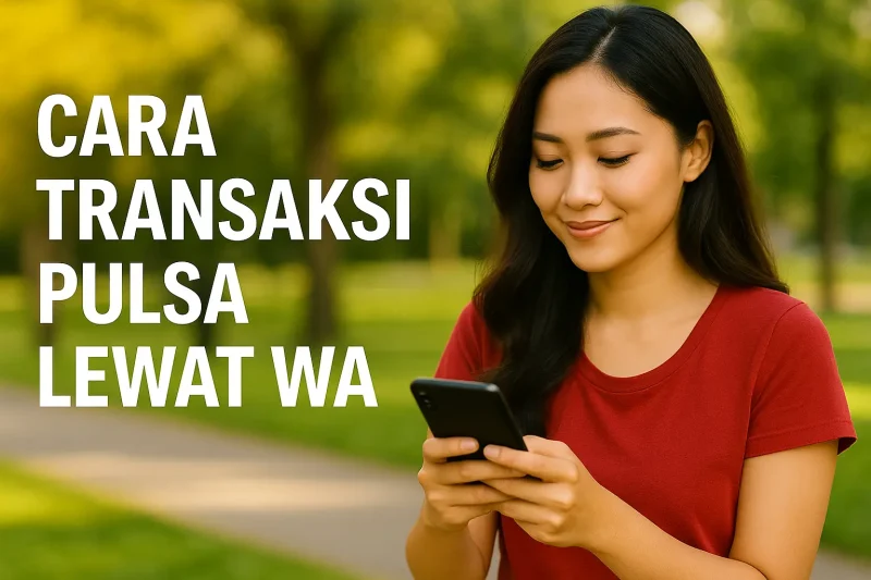 Cara Transaksi Pulsa Lewat WA