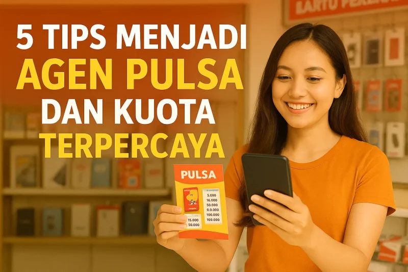 5 Tips Menjadi Agen Pulsa dan Kuota