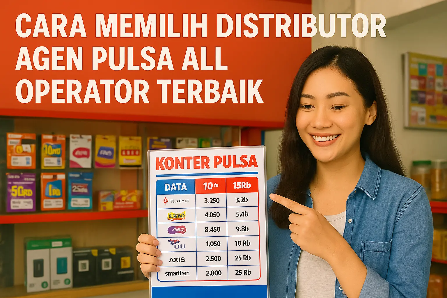 Cara Memilih Distributor Agen Pulsa All Operator Terbaik