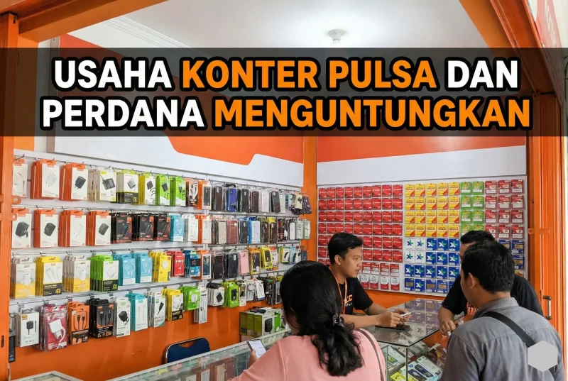 Usaha Konter Pulsa dan Perdana